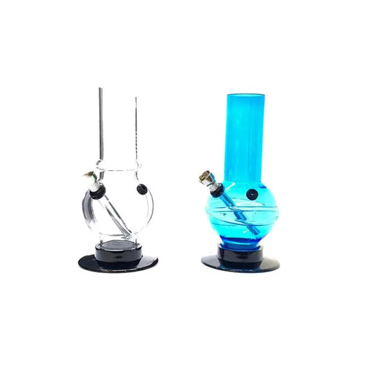 12 x 10’’ Plain Design Acrylic Bong - FM (GS0235) - Smoking Products