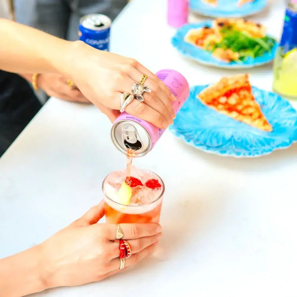 12 x COMMON 500mg Lion’s Mane & Chage Vitamin Drink Blackcurrant & Basil Flavour - 330ml Cans - Nootropics & Supplements