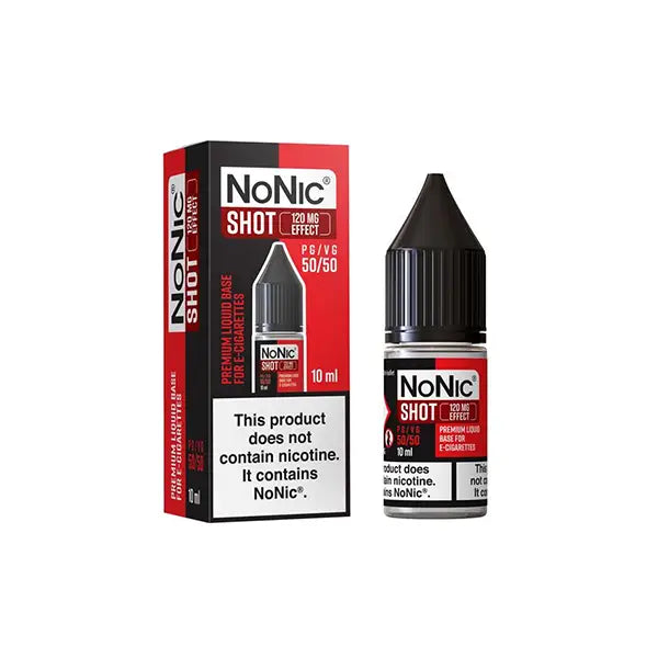 120mg NoNic Shot 10ml (50VG/50PG) - Vaping Products