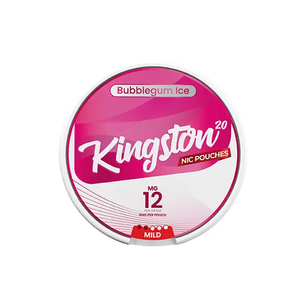 12mg Kingston Nicotine Pouches - 20 Pouches - Smoking Products