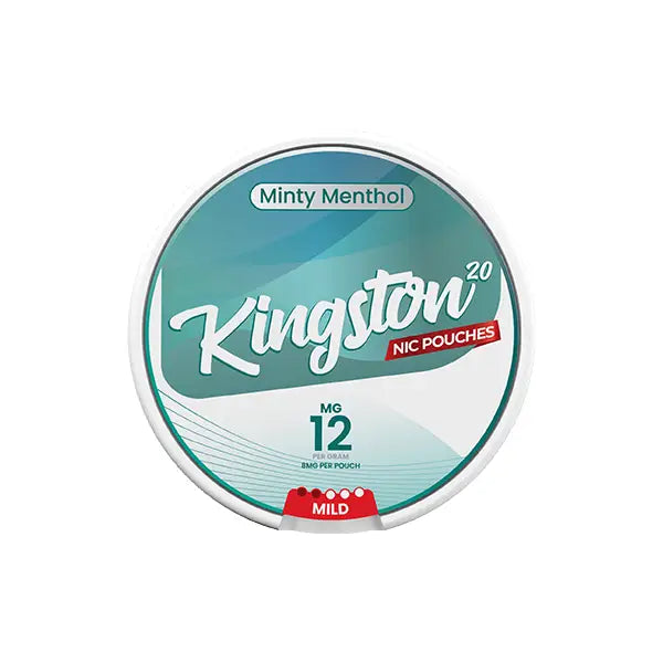 12mg Kingston Nicotine Pouches - 20 Pouches - Smoking Products