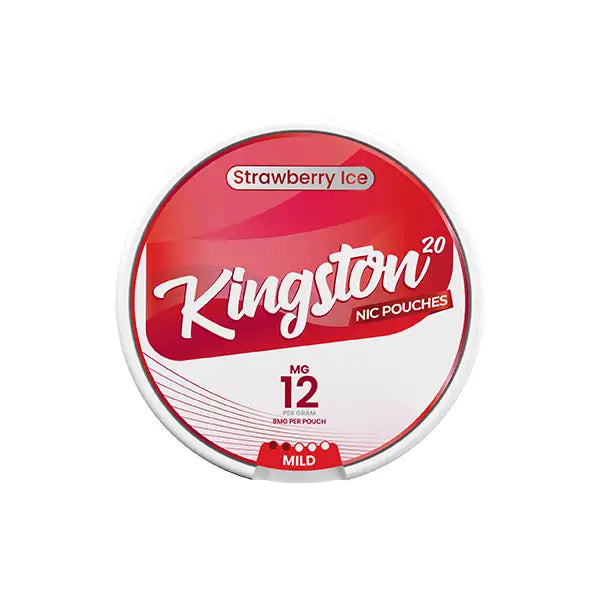 12mg Kingston Nicotine Pouches - 20 Pouches - Smoking Products