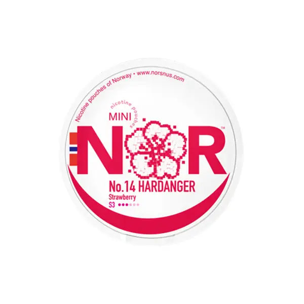 12mg NOR Mini Nicotine Pouches - 20 Pouches - Fulfilment