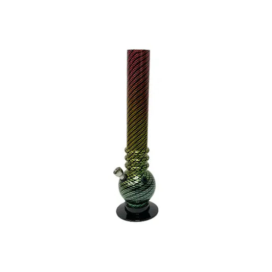 14’’ Carbon Fibre Print Acrylic Bong - FPY No.2 (GS2071) - Smoking Products