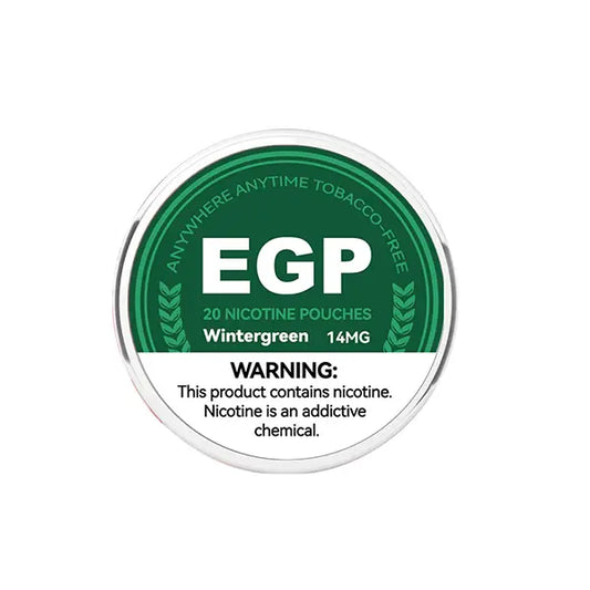 14mg EGP Nicotine Pouches - 20 Pouches - Wintergreen - Smoking Products