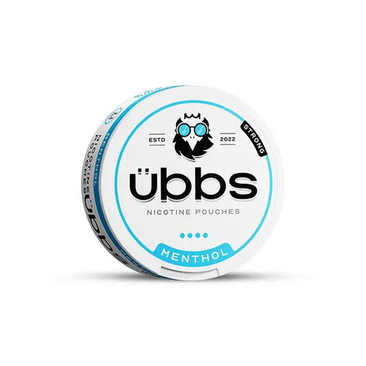 14mg Übbs Menthol Max Strength Nicotine Pouches - 20 Pouches - Smoking Products