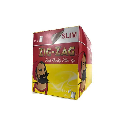 150 Zig-Zag Slimline Filter Tips - Pack of 10 Bags - Smoking Products