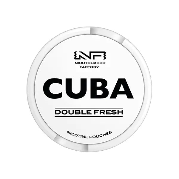 16mg CUBA White Nicotine Pouches - 25 Pouches - Smoking Products