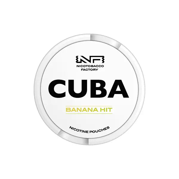 16mg CUBA White Nicotine Pouches - 25 Pouches - Smoking Products