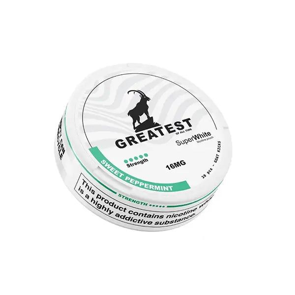16mg Greatest Sweet Peppermint Nicotine Pouches - 20 Pouches (BUY 1 GET 1 FREE) - Smoking Products