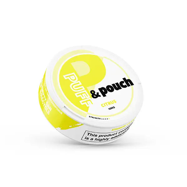 16mg Puff & Pouch Snus Nicotine Pouches - 20 Pouches - 5 Flavours - Citrus - Smoking Products