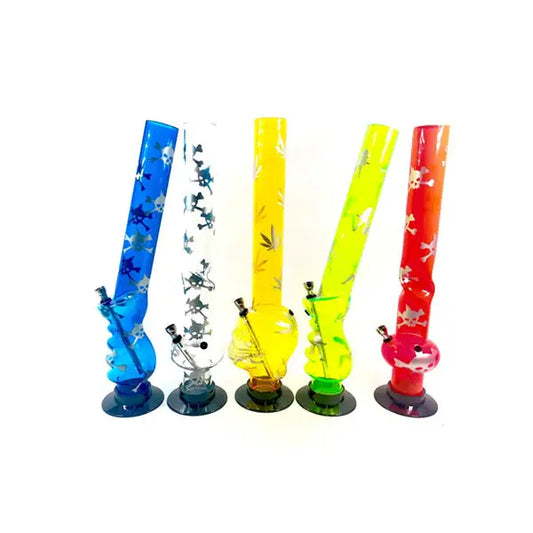 18’’ Mixed Design Acrylic Bong - FAP-A - Smoking Products
