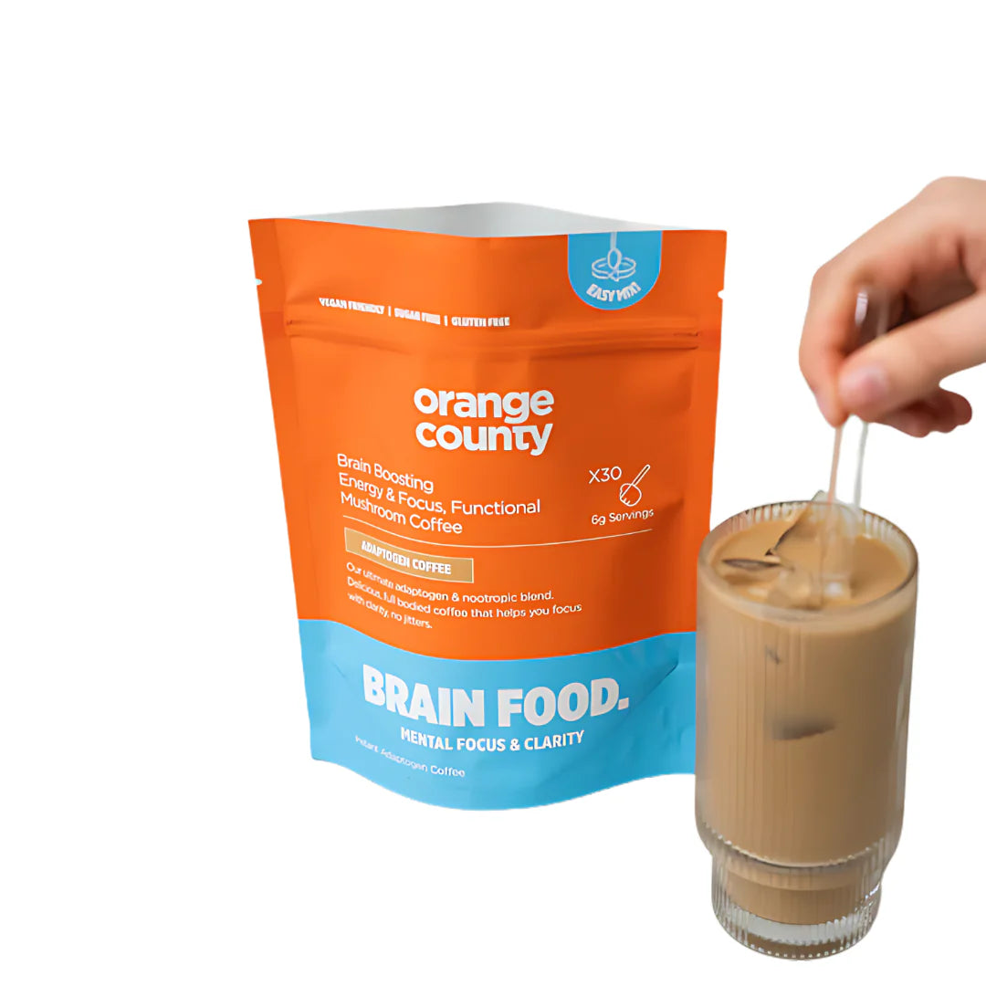 Orange County Focus & Energy Brain Food Mushroom Coffee Supplement (Sample Size) 42g