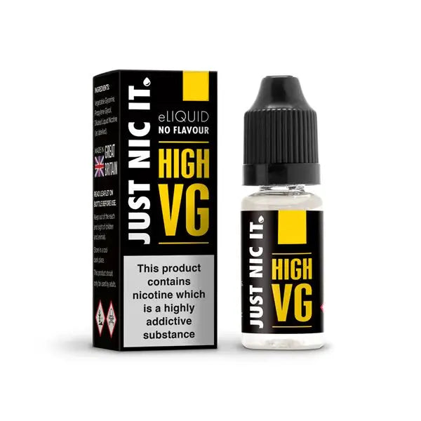 18mg Just Nic It Black Edition Nic Shot 10ml (80VG/20PG) - Vaping Products