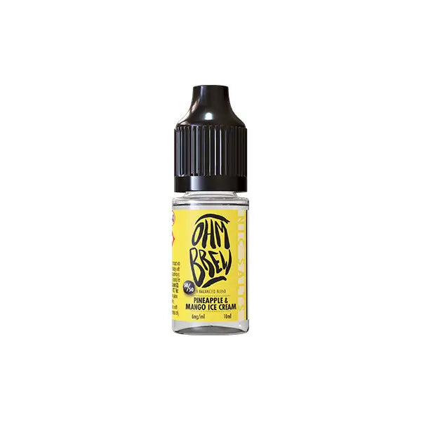 18mg Ohm Brew Balanced Blend 10ml Nic Salts (50VG/50PG) - Vaping Products
