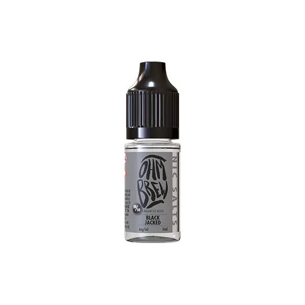 18mg Ohm Brew Balanced Blend 10ml Nic Salts (50VG/50PG) - Vaping Products