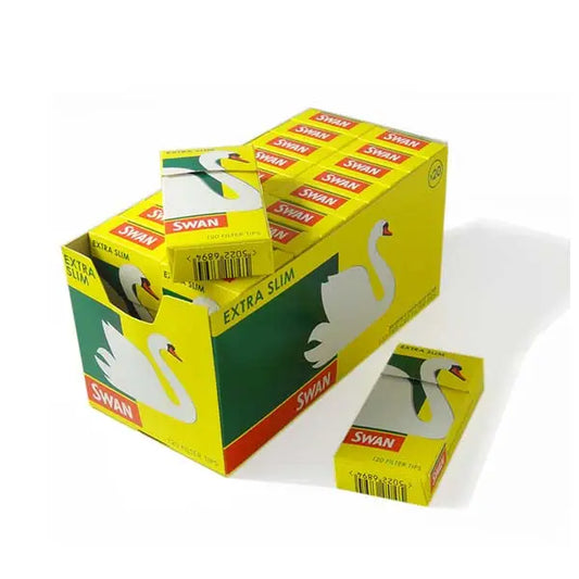 20 Swan Extra Slim PreCut Filter Tips - Smoking Products