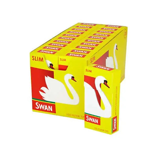 20 Swan Slim PreCut Filter Tips - Smoking Products