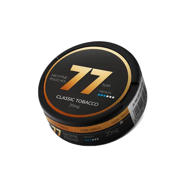 20mg 77 Slim Medium Nicotine Pouches - 20 Pouches - Smoking Products