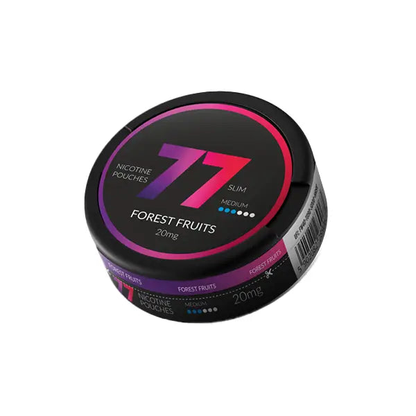 20mg 77 Slim Medium Nicotine Pouches 20 Pouches Smoking Products