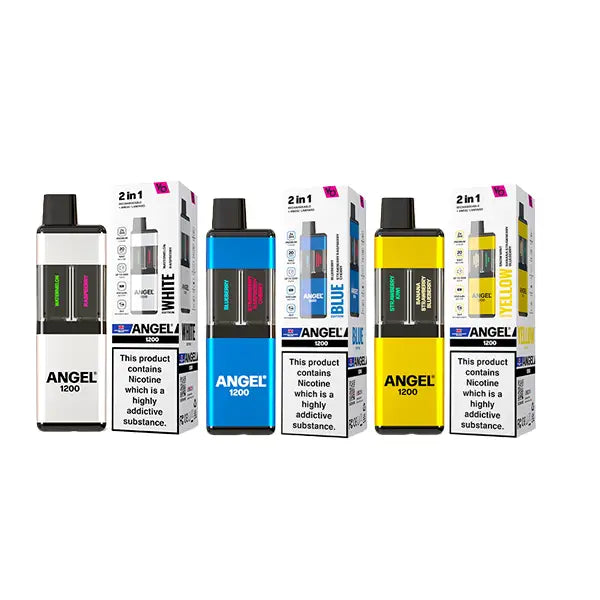 20mg Angel 1200 2in1 By Vapes Bar Dual Prefilled Pod Kit 1200 Puffs - Vaping Products
