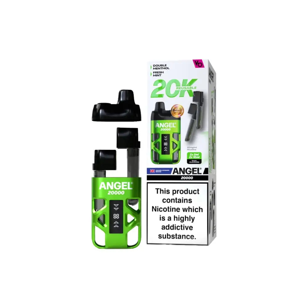 20mg Angel 20000 by Vapes Bars Duel Prefilled Pod Vape Kit 20000 Puffs - Vaping Products