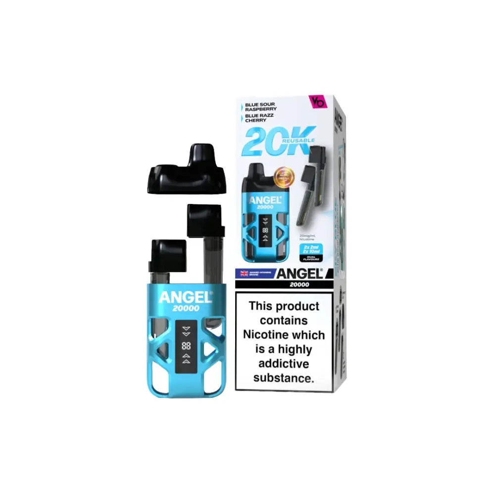 20mg Angel 20000 by Vapes Bars Duel Prefilled Pod Vape Kit 20000 Puffs - Vaping Products