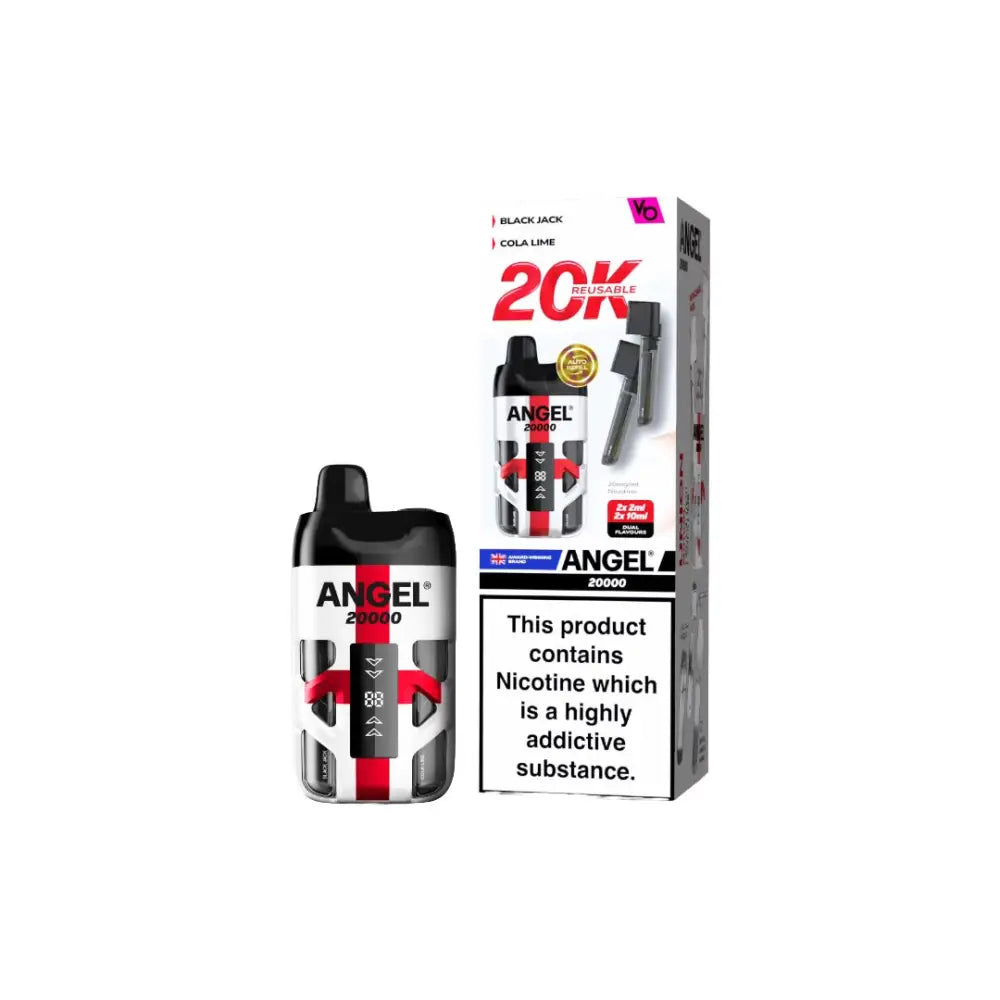 20mg Angel 20000 by Vapes Bars Duel Prefilled Pod Vape Kit 20000 Puffs - Vaping Products