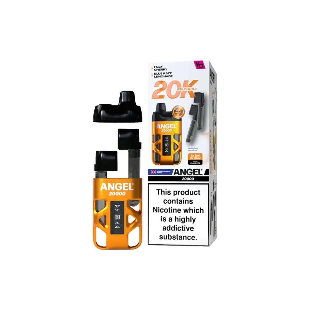 20mg Angel 20000 by Vapes Bars Duel Prefilled Pod Vape Kit 20000 Puffs - Vaping Products