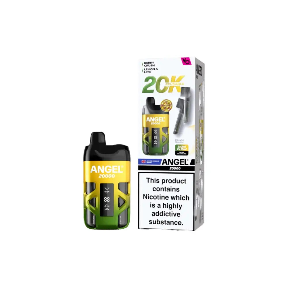 20mg Angel 20000 by Vapes Bars Duel Prefilled Pod Vape Kit 20000 Puffs - Vaping Products