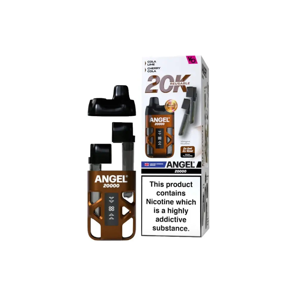 20mg Angel 20000 by Vapes Bars Duel Prefilled Pod Vape Kit 20000 Puffs - Vaping Products