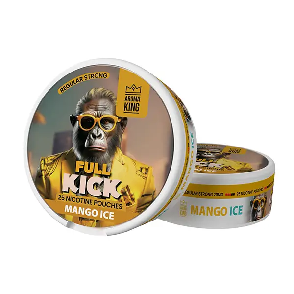 20mg Aroma King Full Kick Nicotine Pouches - 25 Pouches - Smoking Products