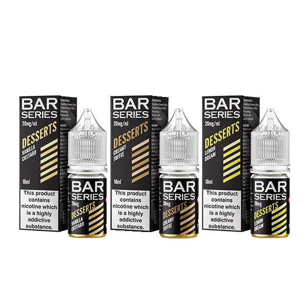 20mg Bar Series Desserts 10ml Nic Salts (50VG/50PG) - Vaping Products
