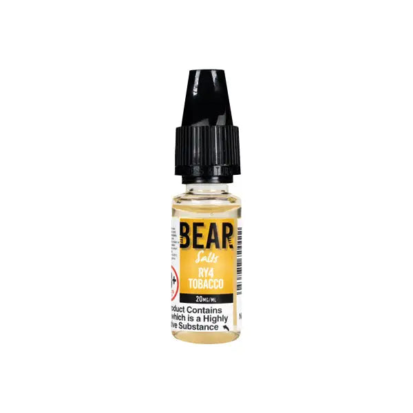 20mg Bear Flavours Vape 10ml Nic Salts (50VG/50PG) - Vaping Products