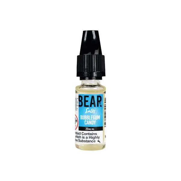 20mg Bear Flavours Vape 10ml Nic Salts (50VG/50PG) - Vaping Products