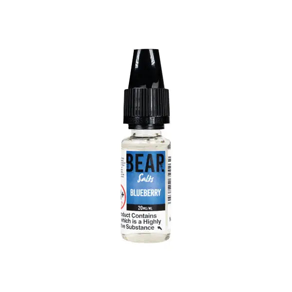 20mg Bear Flavours Vape 10ml Nic Salts (50VG/50PG) - Vaping Products