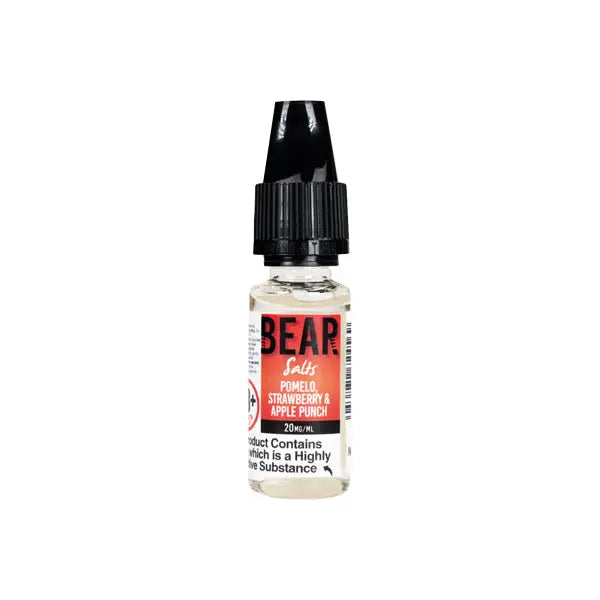 20mg Bear Flavours Vape 10ml Nic Salts (50VG/50PG) - Vaping Products