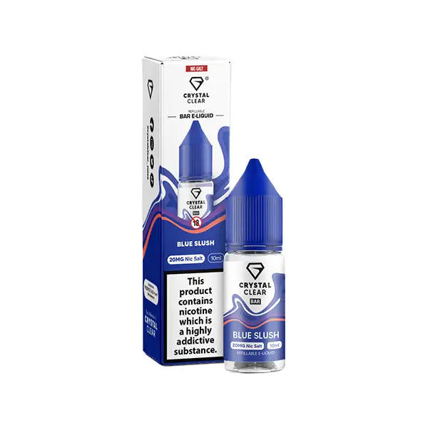 20mg Crystal Clear Nic Salt 10ml (50VG/50PG) - Vaping Products