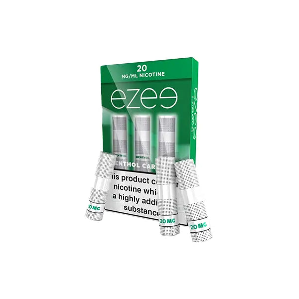 20mg Ezee E-cigarette Cartridges Menthol 1050 Puffs - Vaping Products