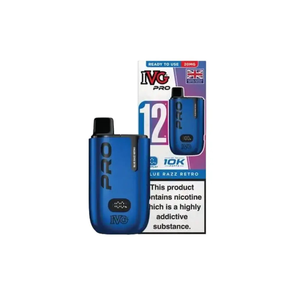 20mg I VG Pro 12 Prefilled Pod Vape Kit 10000 Puffs - Vaping Products
