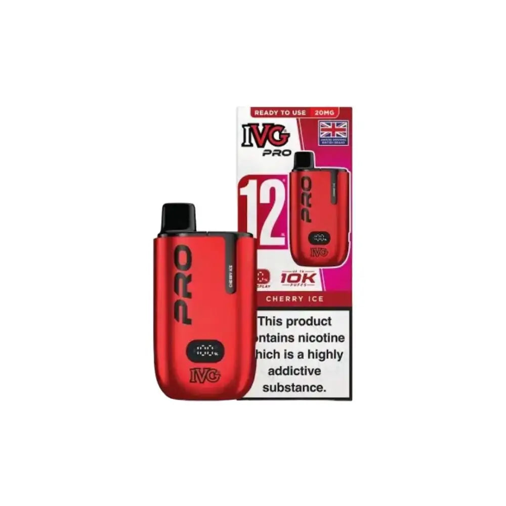 20mg I VG Pro 12 Prefilled Pod Vape Kit 10000 Puffs - Vaping Products