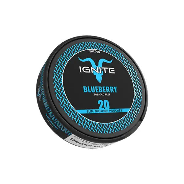 20mg Ignite Blueberry Slim Nicotine Pouches - 20 Pouches - Smoking Products