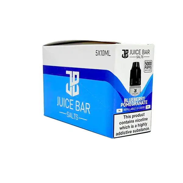 20mg Juice Bar Salts 10ml Nic Salts - Pack Of 5 (50VG/50PG) - Vaping Products
