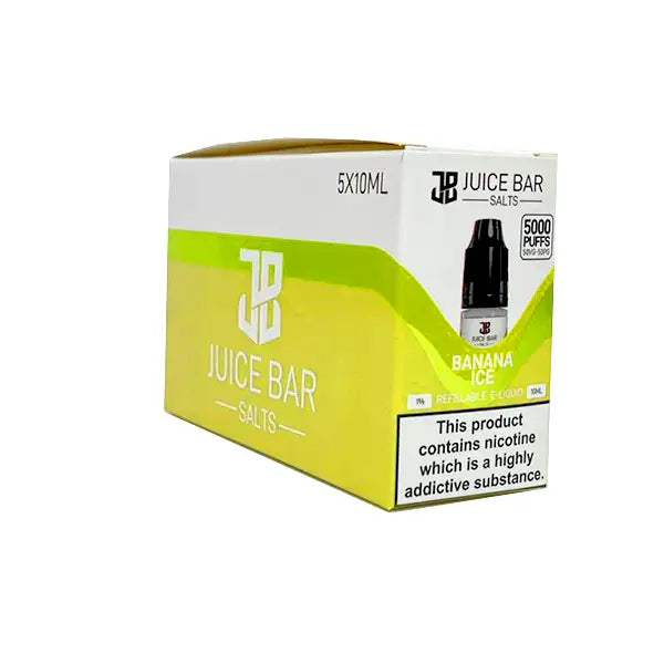 20mg Juice Bar Salts 10ml Nic Salts - Pack Of 5 (50VG/50PG) - Vaping Products