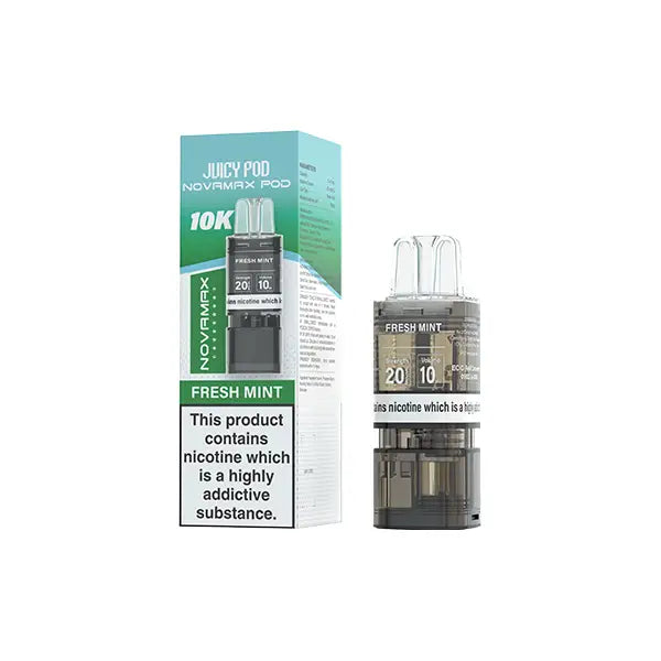 20mg Juicy Pod Novamax Prefilled Pods 10000 Puffs Vaping Products