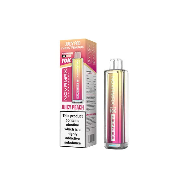 20mg Juicy Pod Novamax Pod Vape Kit 10000 Puffs - Vaping Products