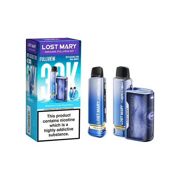 20mg LOST MARY Nera 30K Prefilled Pod Vape Kit - 30000 Puffs - Vaping Products