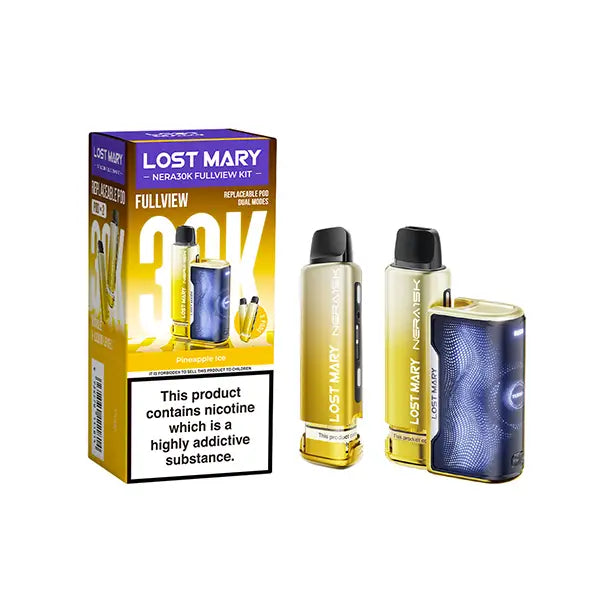 20mg LOST MARY Nera 30K Prefilled Pod Vape Kit - 30000 Puffs - Vaping Products