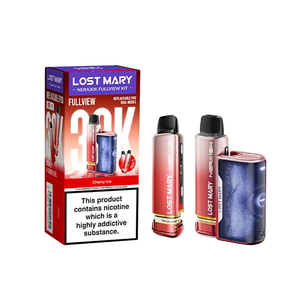 20mg LOST MARY Nera 30K Prefilled Pod Vape Kit - 30000 Puffs - Vaping Products