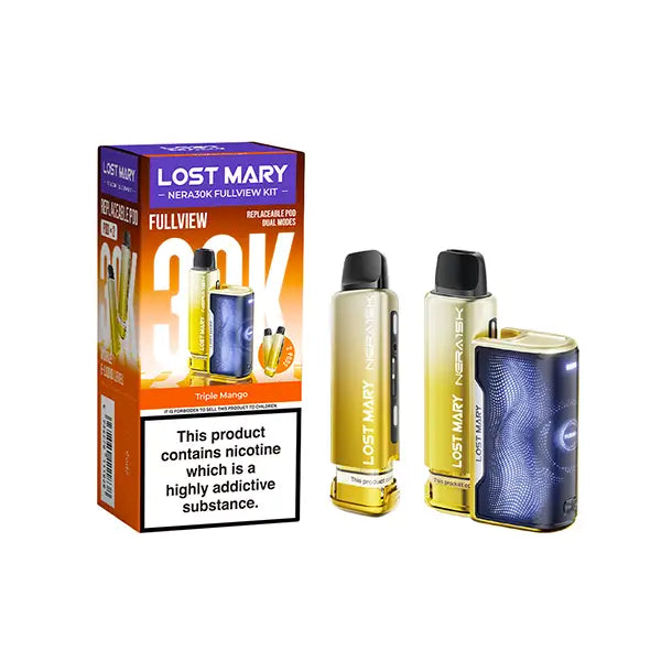 20mg LOST MARY Nera 30K Prefilled Pod Vape Kit - 30000 Puffs - Vaping Products